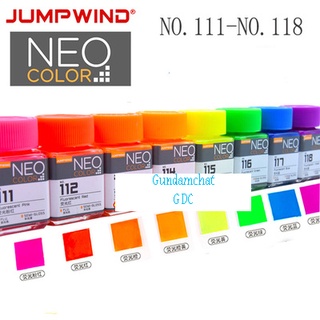 Sơn màu huỳnh quang NEO COLOR JUMPWIND JW111-JW118 - Sơn Mô Hình