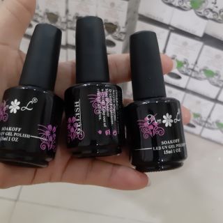 Base, top, cứng móng gelish đen, hàng chuẩn