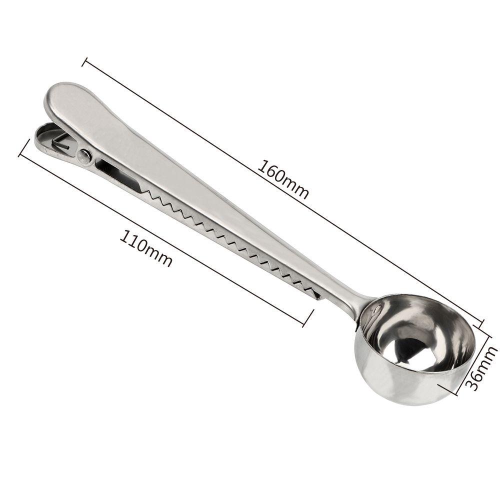 NICKOLAS Muỗng Đo Lường Gia Vị Trà Sữa Với 1 Kẹp Niêm Phong