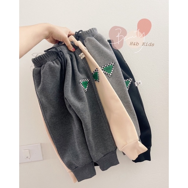 Quần nỉ bông tam giác cho bé
