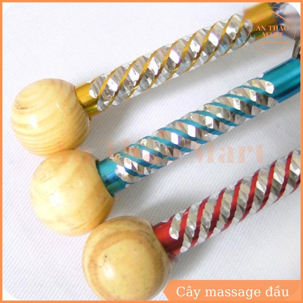 Cây Massage Đầu Thư Giãn, Gậy Massage Giúp Giảm Stress Căng Thẳng