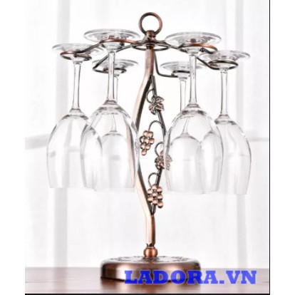 Bộ 6 ly ruou vang và bình đựng ruou cao cấp