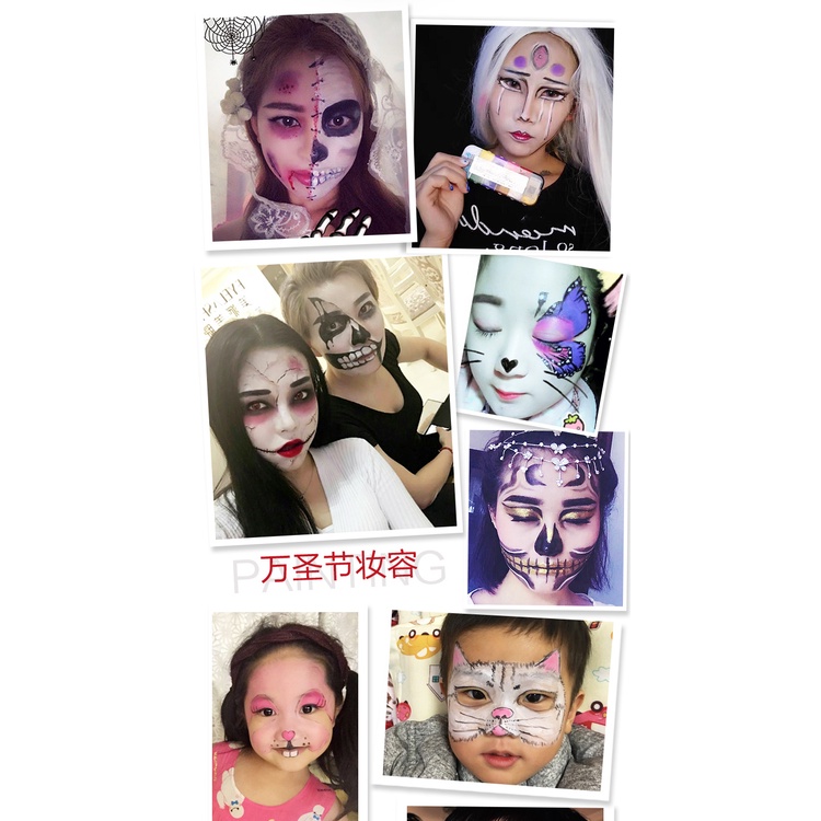 Carmela Mặt nạ Halloween màu sắc cơ thể không độc hại dành cho trẻ em c10gshidi.my10.6 | BigBuy360 - bigbuy360.vn