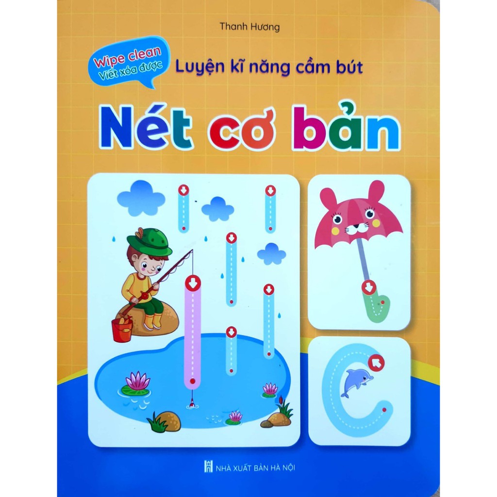 Sách Bộ vở viết xóa được - Wipe Clean: Luyện viết không sợ sai ( Bộ 5 Cuốn) - Tặng kèm 2 bút