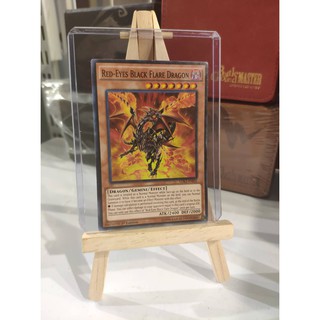 Lá bài thẻ bài Yugioh Red Eyes Black Flare Dragon - Tặng bọc bài nhựa bảo quản