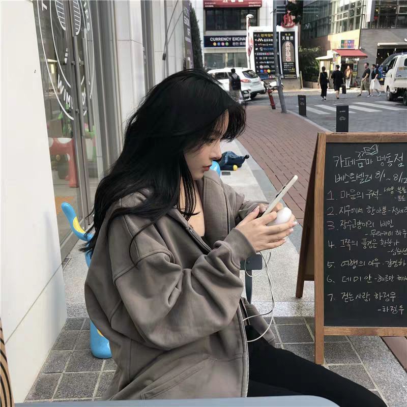 ÁO KHOÁC NỈ XÁM | BigBuy360 - bigbuy360.vn