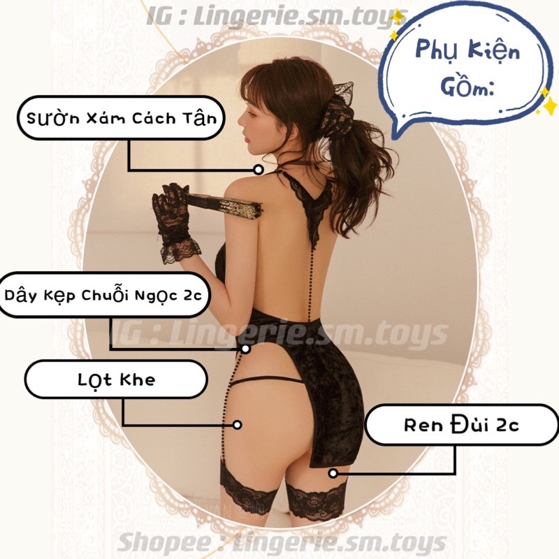 Cosplay Mỹ Nữ Trung Hoa • Sườn Xám Xẻ Tà Cách Tân Quyến Rũ • Nội Y Sexy • MY1631 | WebRaoVat - webraovat.net.vn