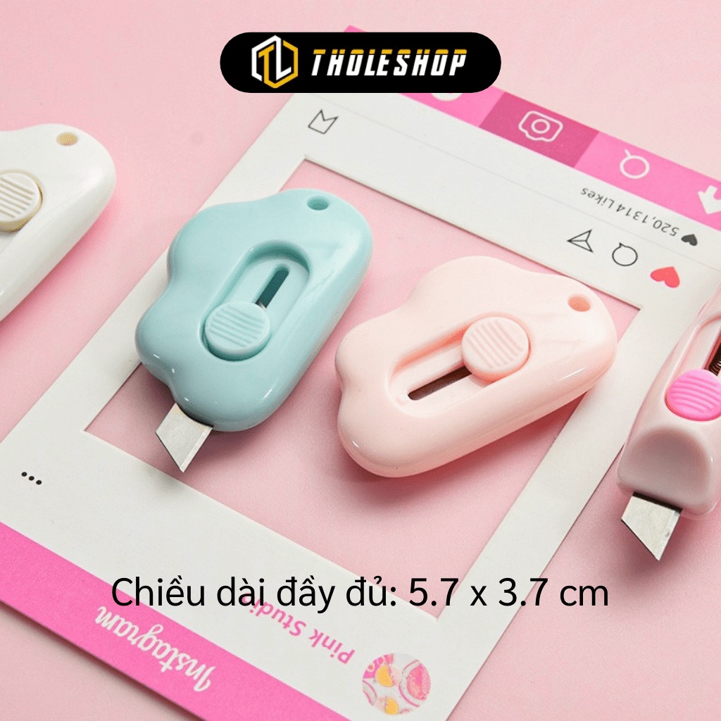 Dao Cắt Giấy - Dao Rọc Giấy Mini Cute Hình Đám Mây Dễ Thương Học Sinh Văn Phòng 9448 [FREESHIP]