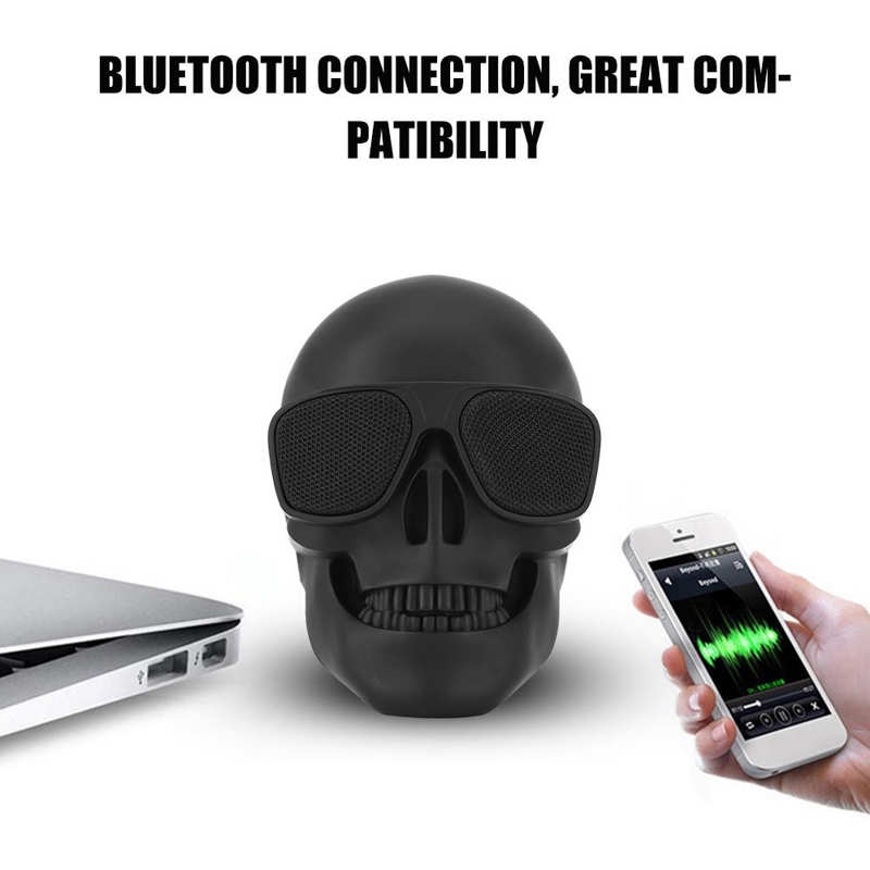 Loa Bluetooth Không Dây Hình Đầu Lâu