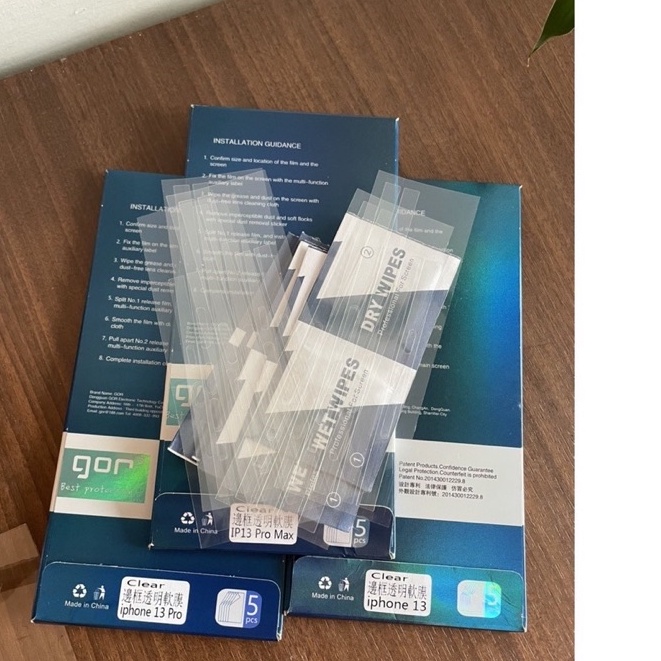 Bộ 5 miếng dán Gor viền máy iPhone 13, 13 Pro, 13 Pro Max, 12, 12 Pro, 12 Pro Max chính hãng