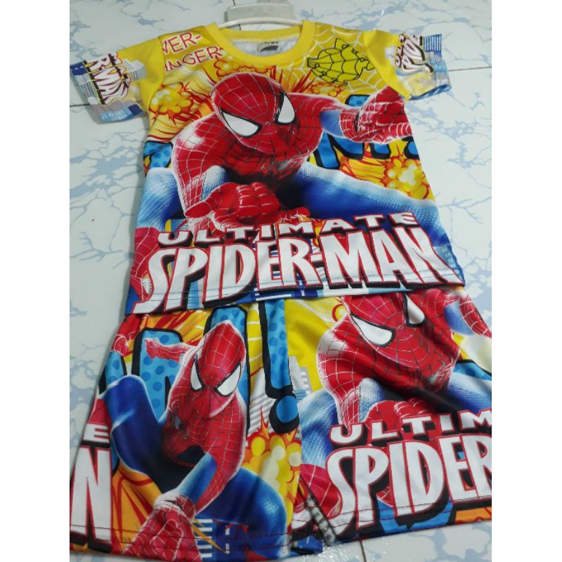 Đồ trẻ em spiderman thun lạnh siêu mát hình 3D