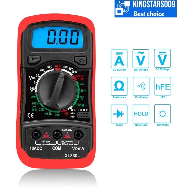 Đồng hồ đo vạn năng XL830L không hộp