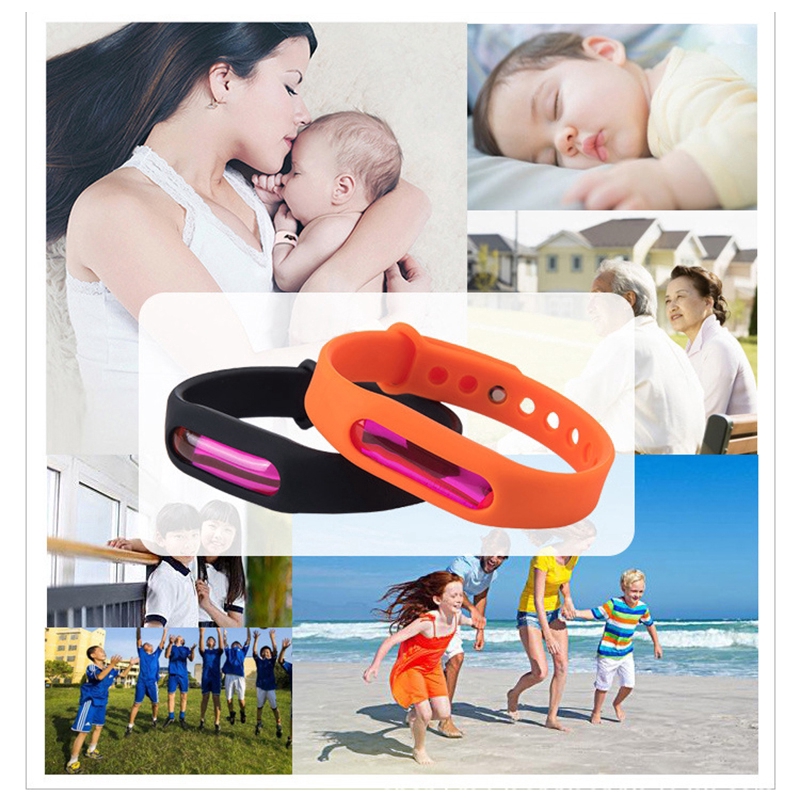 Mosquito Repellent Wristband Silicone Portable Children Anti-mosquito Pest Insect bracelet Waterproof