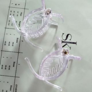 Kẹp càng cua 2 răng trong suốt