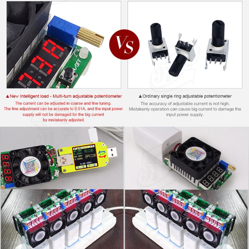 SEL♥RD LD25 Electronic Load Resistor USB Interface Discharge Battery Test 25W