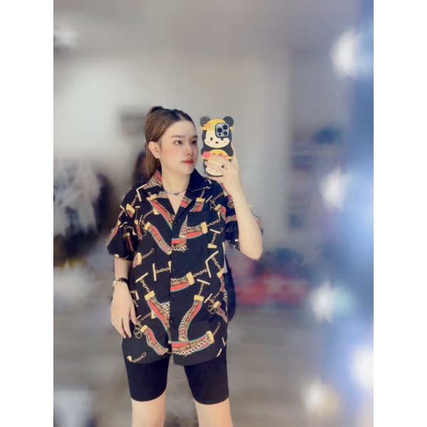 Áo sơ mi dây xích