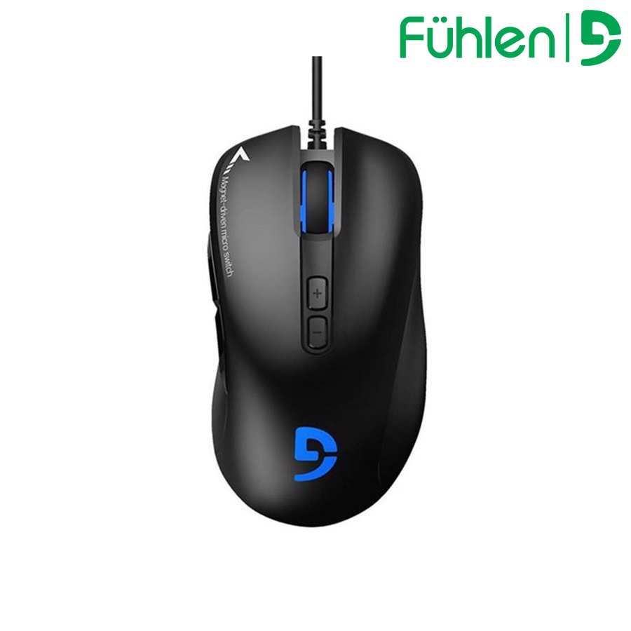 Chuột máy tính Fuhlen G90/L102/A09B Đen kết nối USB nút bấm bất tử ko Double Click bảo hành 24 tháng Viễn Dương Computer