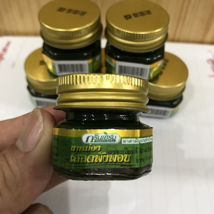 Dầu Cù Là Thơm Thảo Dược Green Herb Balm 10g Thái Lan