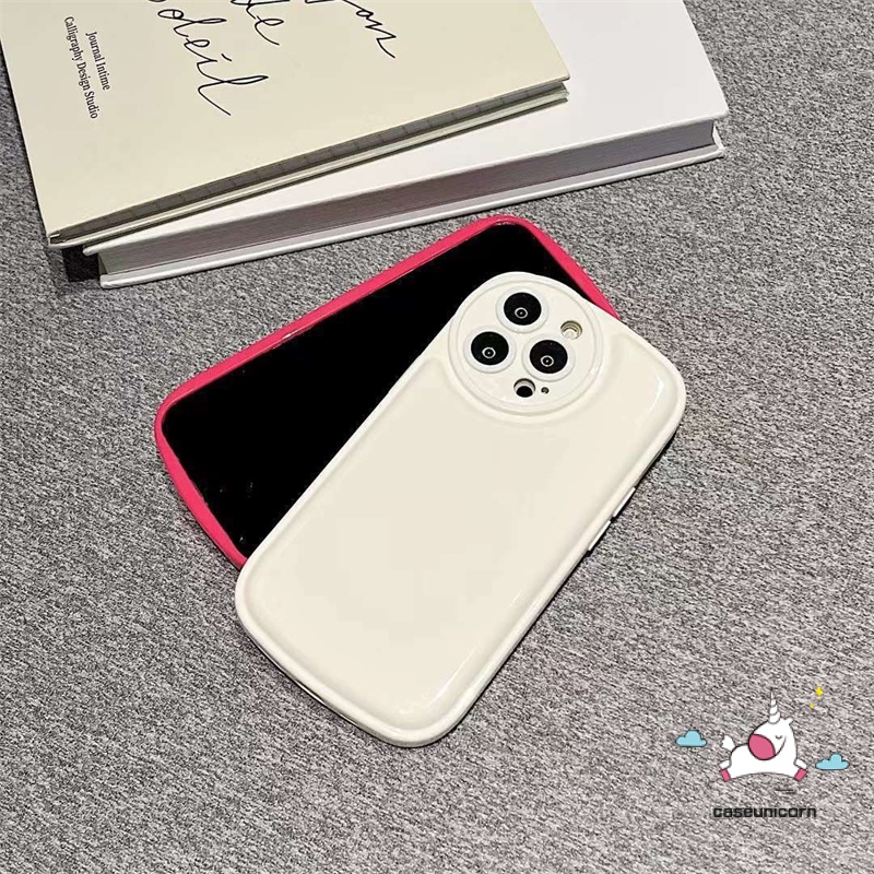 Mới Ốp Điện Thoại Mềm Chống Sốc Màu Trơn Cho iphone 11 15 14 13 12 pro max xr x xs max 7 8 6 6s 14 plus