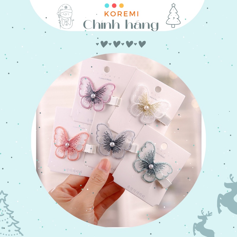 [DEAL SỐC] Kẹp tóc hình bướm Style Hàn Quốc