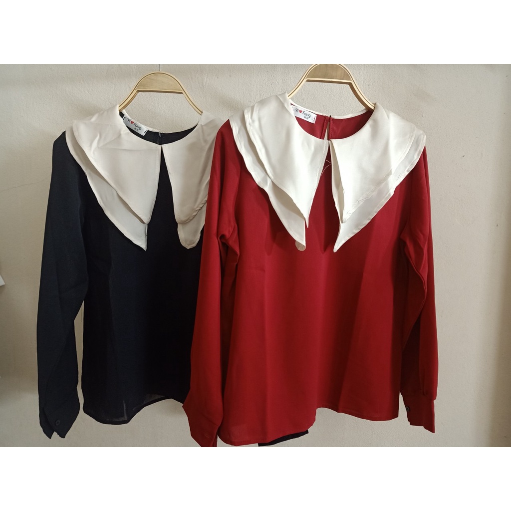 Áo babydoll tiểu thư cổ bèo PN00033 chuyensiquanaonugiare