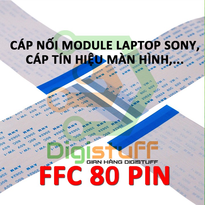 Cáp bẹ 80 chân thay cáp bo t-con  Ti vi TV và các thiết bị khác