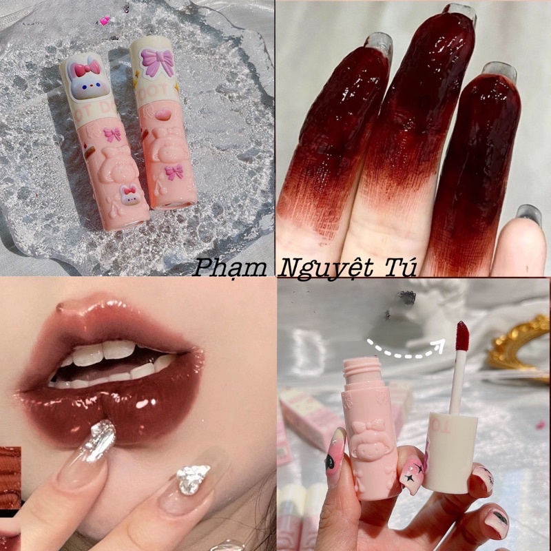 Son bóng Tootdodo cô bé hoa anh đào màu hồng cực xinh siêu lì chính hãng