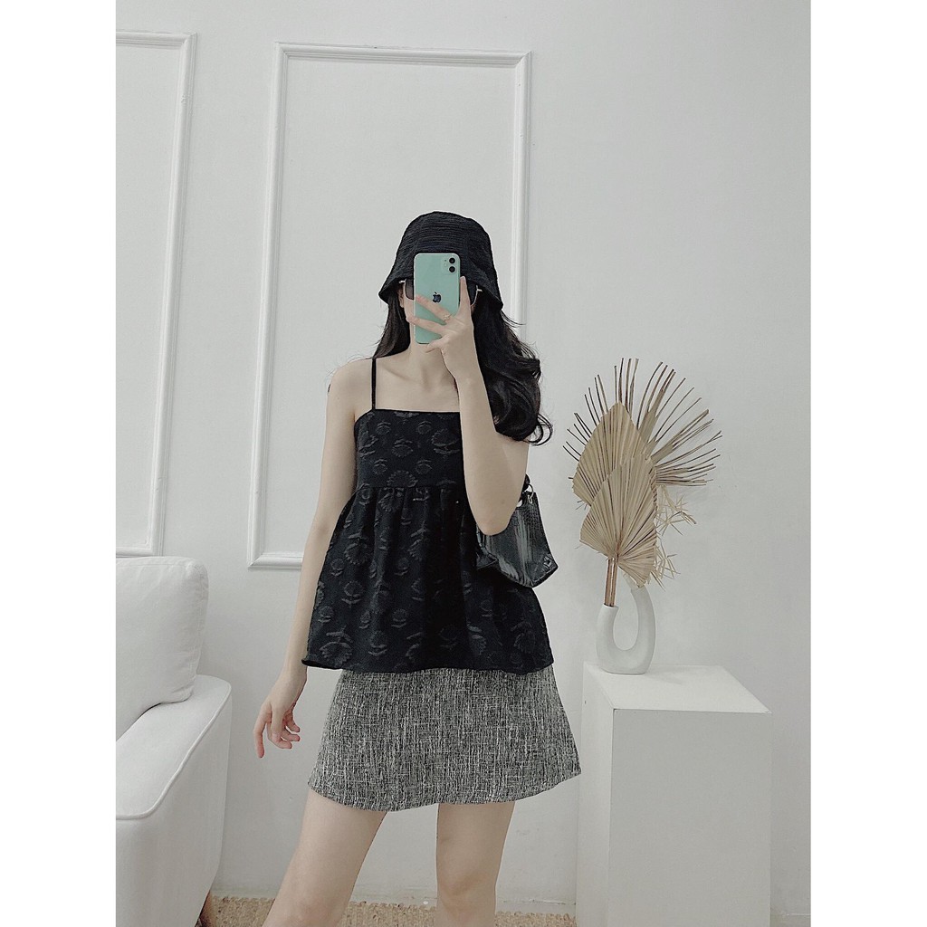 YU CHERRY | Váy tweed form chữ A A Skirt YV031