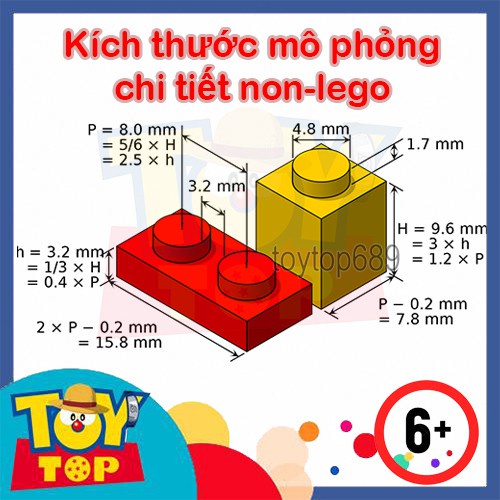 COMBO 2 cánh rồng đen đầu chữ thập - Phụ kiện MOC ghép tương thích Part 55706