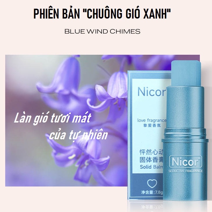 Nước Hoa Khô Nicor Dạng Sáp Lưu Hương Thơm Lâu Cho Nam Và Nữ