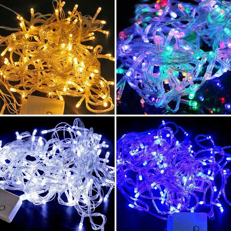 Dây đèn led chớp nháy nhiiều màu sắc dài 4m5 40 bóng led