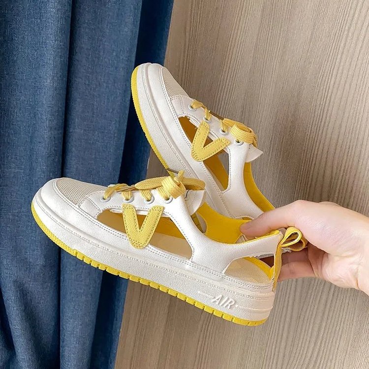 Tikp Giày thể thao MS0816 đế mềm thoải thời trang mùa hè dành cho nữ với 3 màu tuỳ chọn size 35-40