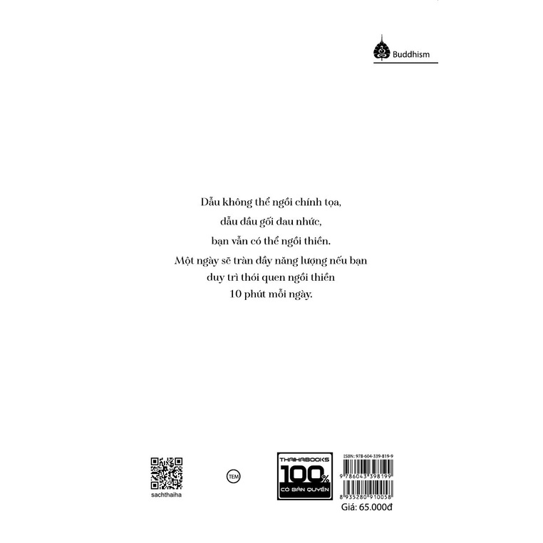 Sách - Toạ Thiền Trên Ghế - Để Tận Hưởng Cuộc Sống Thư Thái