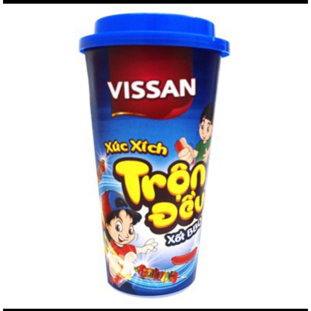 Xúc Xích Lắc Vissan các loại Hộp 4 cây 62 gram