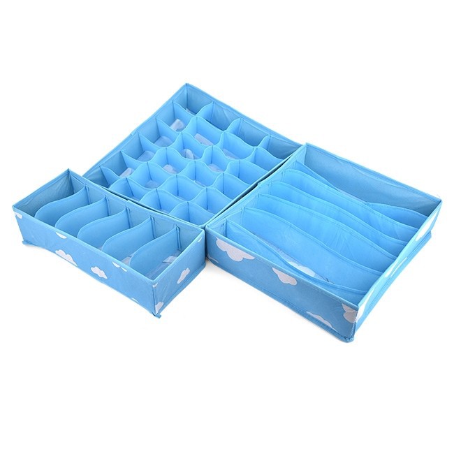 Combo 3 Hộp Đựng Đồ Lót Giúp Không Gian Thêm Gọn - giao mẫu ngẫu nhiên