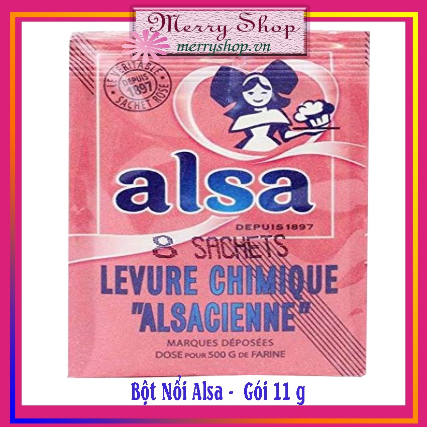 Bột Nổi Alsa/ Baking Powder Alsa 11gram - Bột Nở Làm Bánh Quy,Bánh Bao - Merry Shop