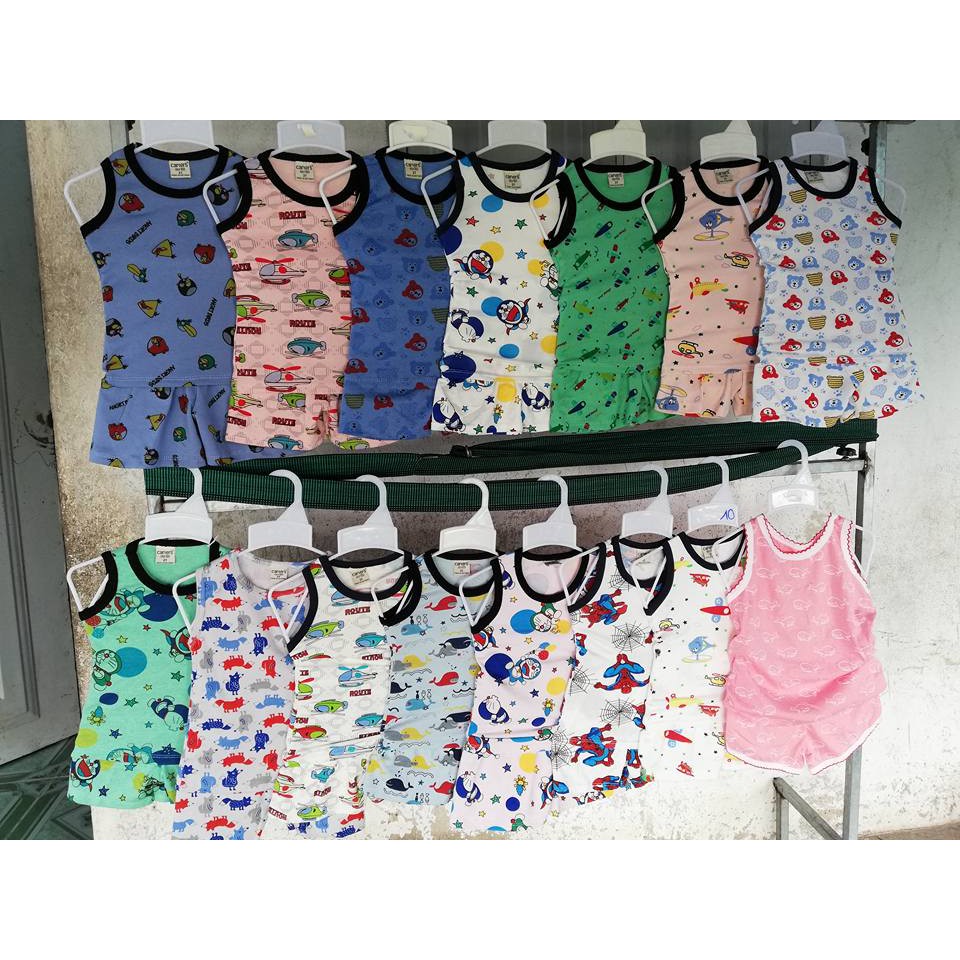 Com bo 3 bộ thun cotton lụa cho bé trai