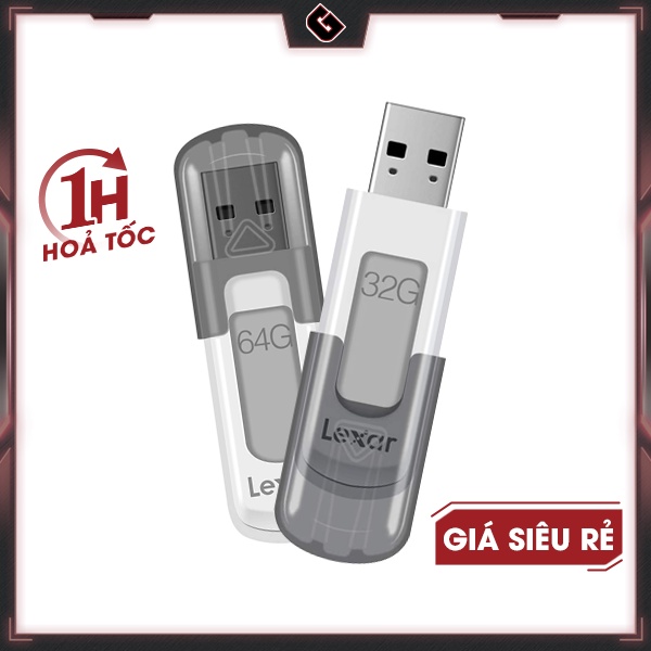 USB Lexar Jump Drive V100 3.0 32GB/ 64GB - Hàng Chính Hãng