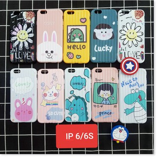Ốp lưng vali hoạt hình cute dành cho Iphone  6 / 6s cute 3d