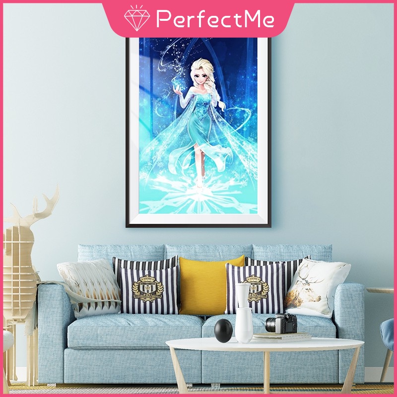 Bộ tranh đính đá 5D tự làm 30X40cm trang trí nhà cửa