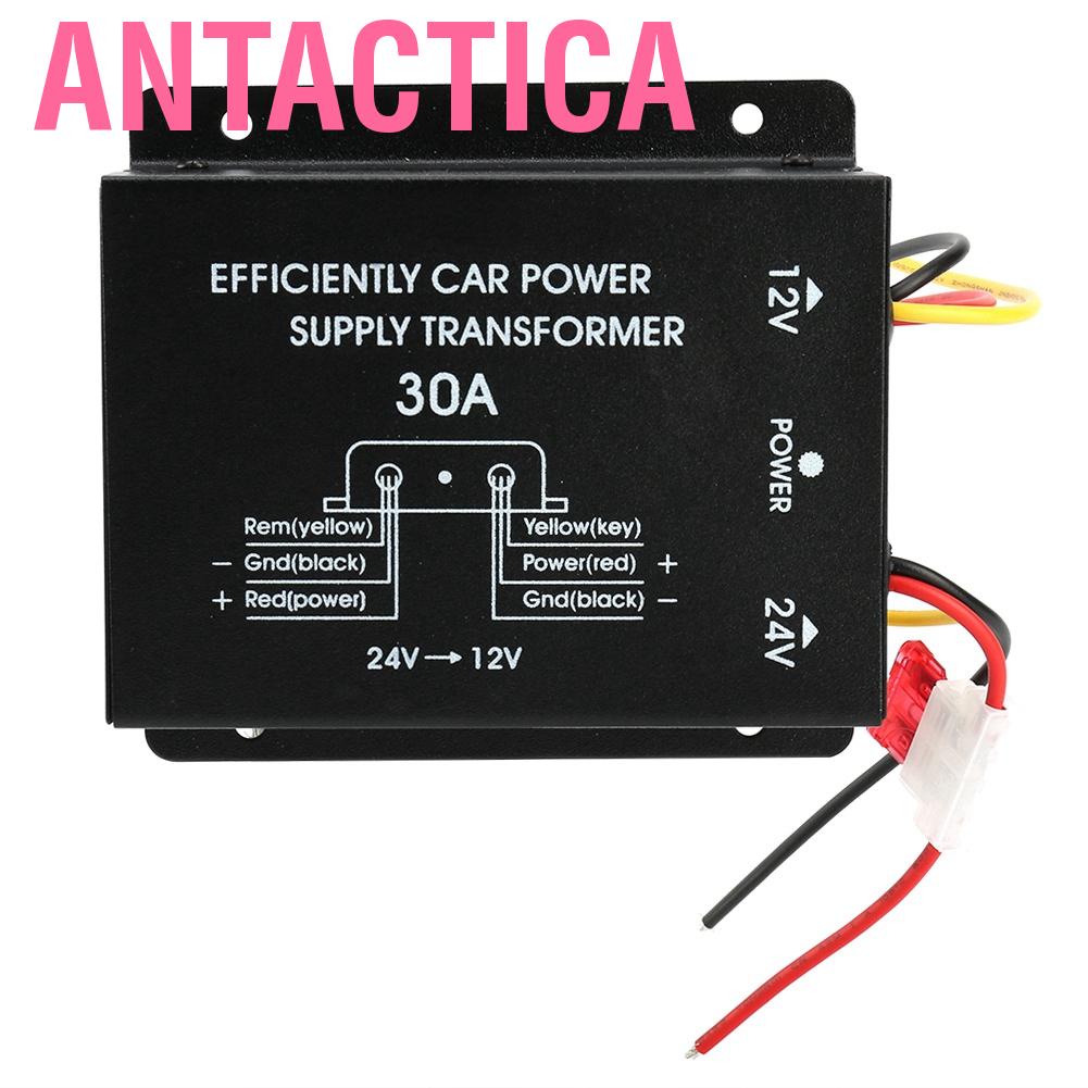 Thiết bị chuyển đổi nguồn điện 30A 24V sang 12V cho xe hơi | BigBuy360 - bigbuy360.vn