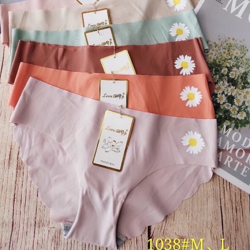 Quần Lót Su Hoa Cúc Lượn Sóng Mong Có May Đáy 2 Lớp Không Lộ Hằn Viền Khi Mặc Váy Ôm Body