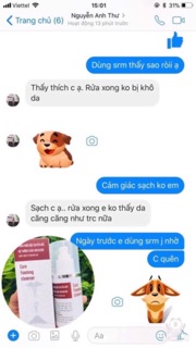 Sữa rửa mặt leau claire