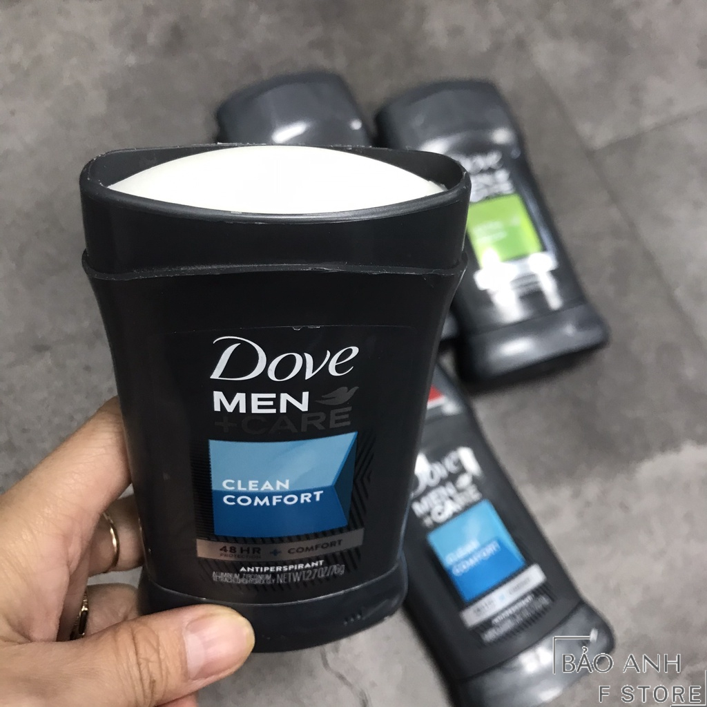 Khử mùi nách DOVE Men Care sáp khử mùi AntiPerspirant Clean Comfort/Extra Fresh