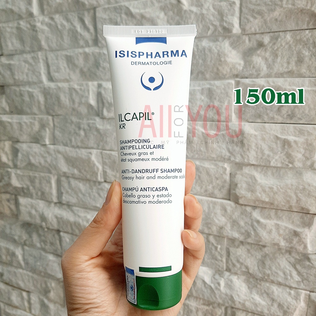 ISIS PHARMA ILCAPIL KR 150mL & 75mL - Dầu gội cho da đầu gàu, giảm rụng tóc.