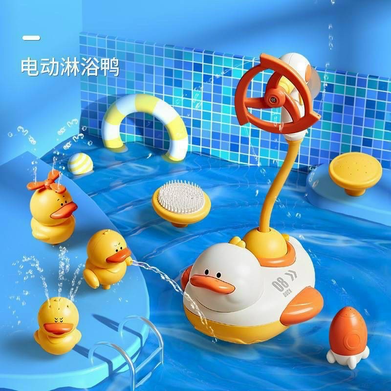 Bộ đồ chơi vịt phun nước nhà tắm