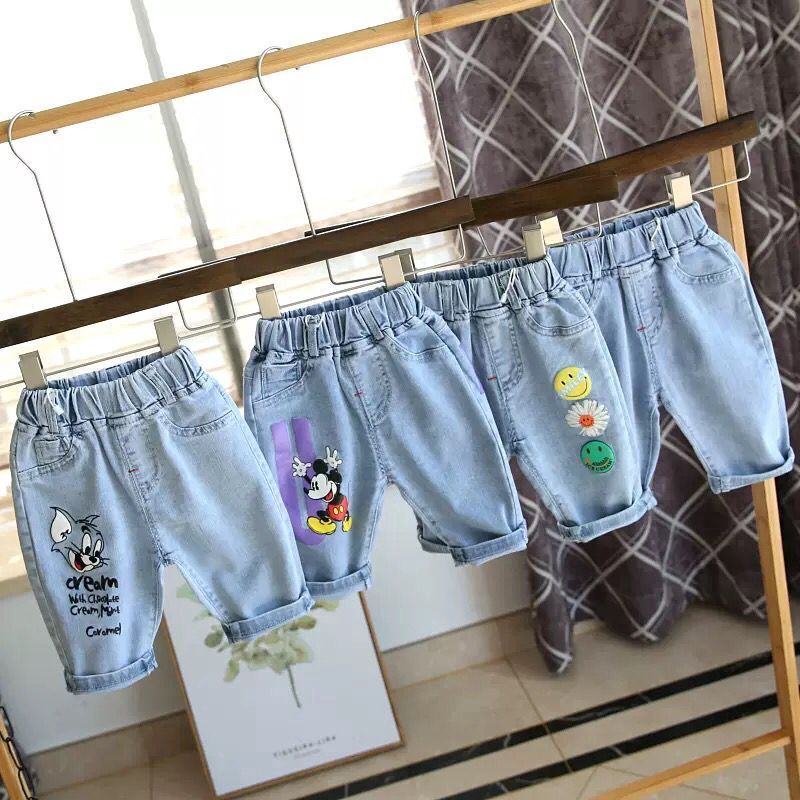 Quần Short Jeans Rách Thời Trang Cho Bé Trai Năng Động