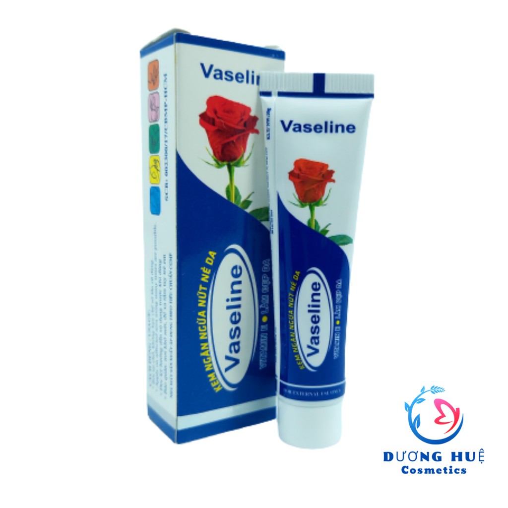 Kem ngăn ngừa nứt nẻ da Vaseline hoa hồng tuýp 10g (Chính hãng)