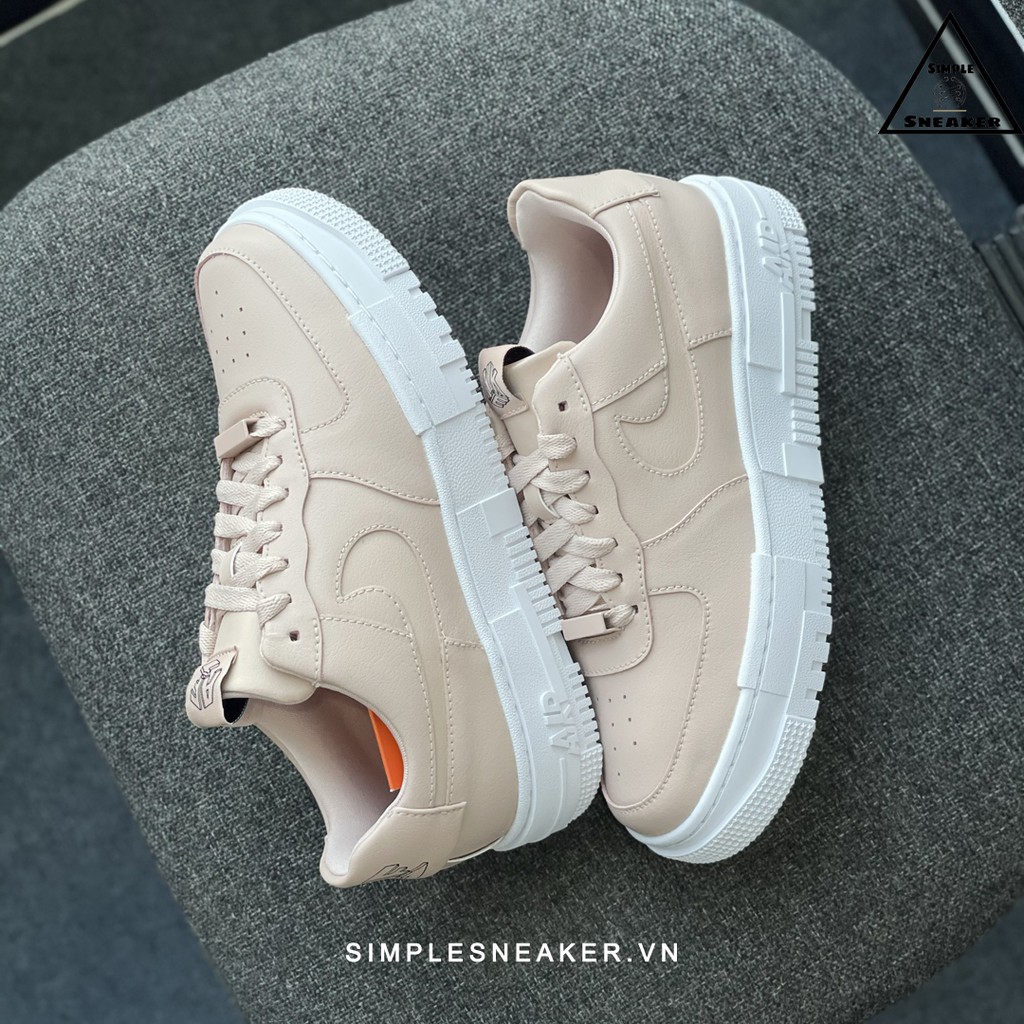 Nike Air Force 1 Pixel FREESHIP Giày Nike Auth - Nike AF1 Pixel Beige Pink Chính Hãng