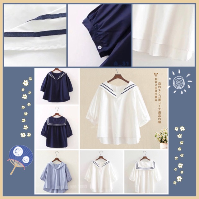 🍀❤️ORDER A_31 Áo phồng thuỷ thủ